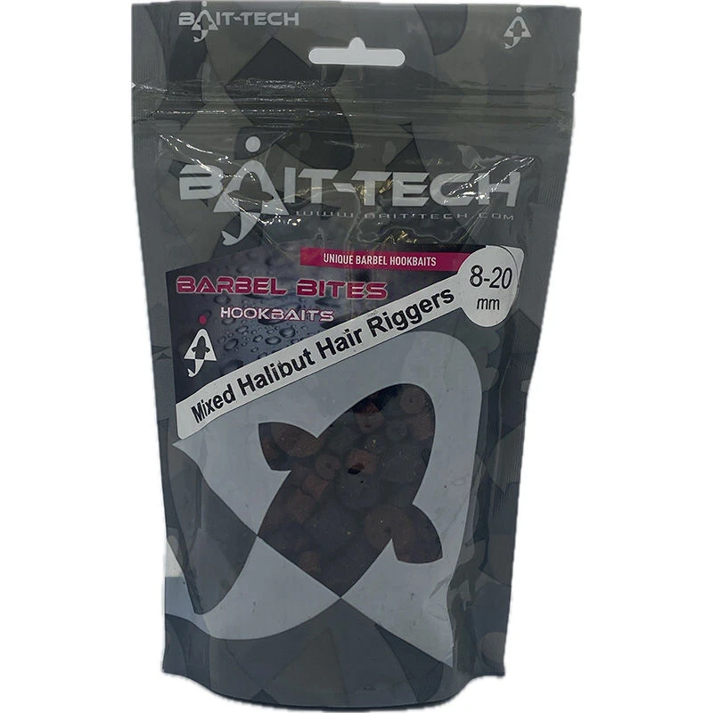 Bait-Tech Barbel Bites Mixed Halibut Hair Riggers